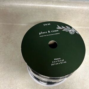 Place & Time Holiday Ribbon NWT